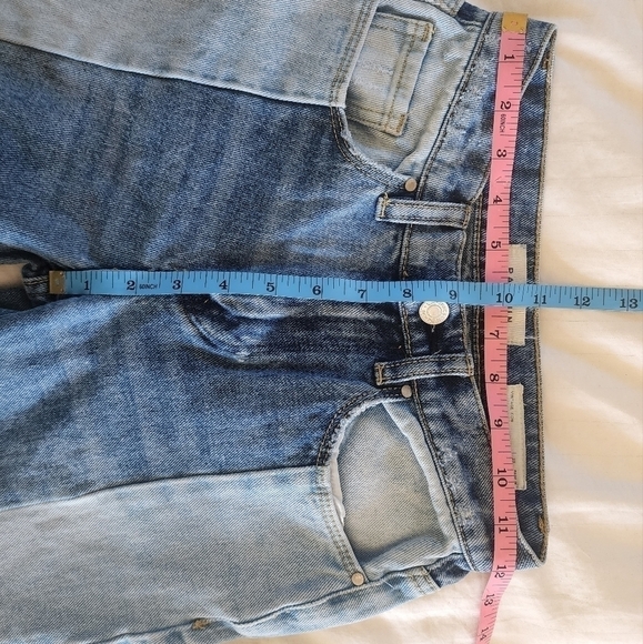 PacSun Vintage Icon two toned raw hem jeans size 23 - Picture 5 of 6